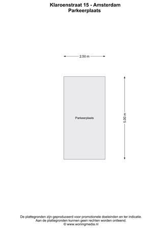 Floor plan - Klaroenstraat 15, 1104 HW Amsterdam 